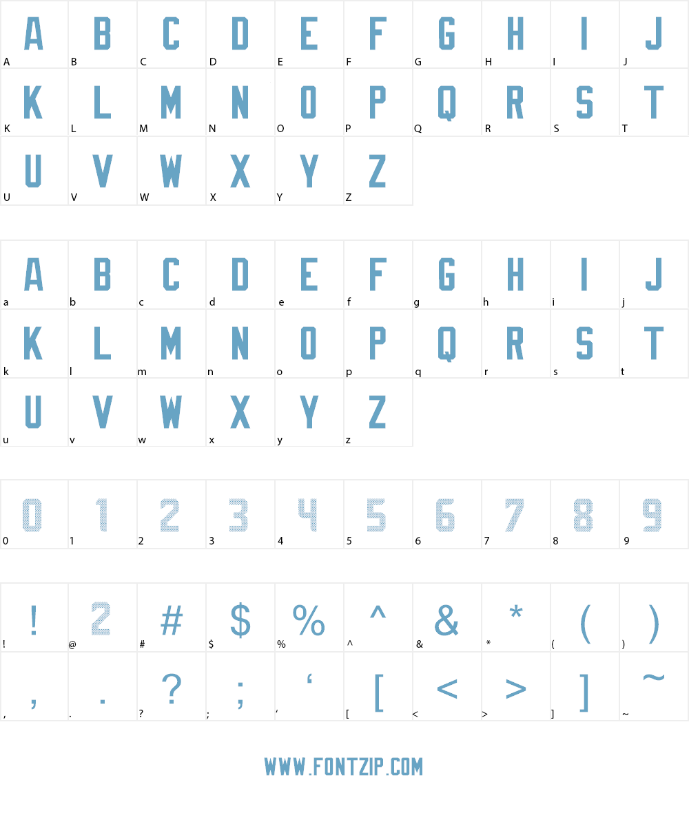 NFL Seattle Seahawks Pattern Font Character
